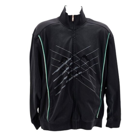 Vintage Sean John Kingston Inbitational Black Track Jacket Mens XL - Picture 1 of 12
